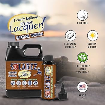 邦楽 OIL LACQUER LP SOLAREZ ~ I Can't Believe It's Not Lacquer ~ SPRAY-ON